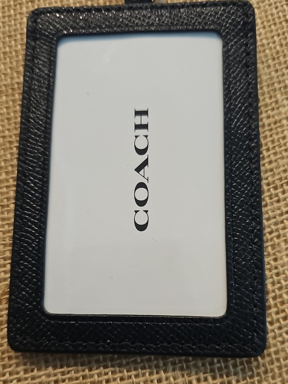 New Coach Black Neck ID Lanyard - Picture 2 of 3